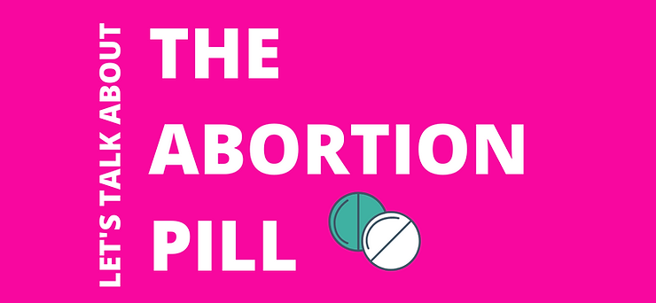 image with pills that says Is an Online Abortion or At-Home Abortion Safe?
